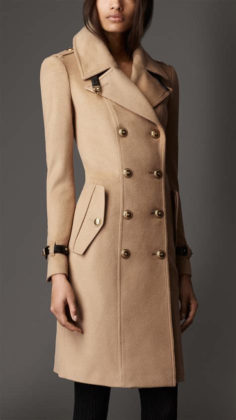 burberry overcoat women's